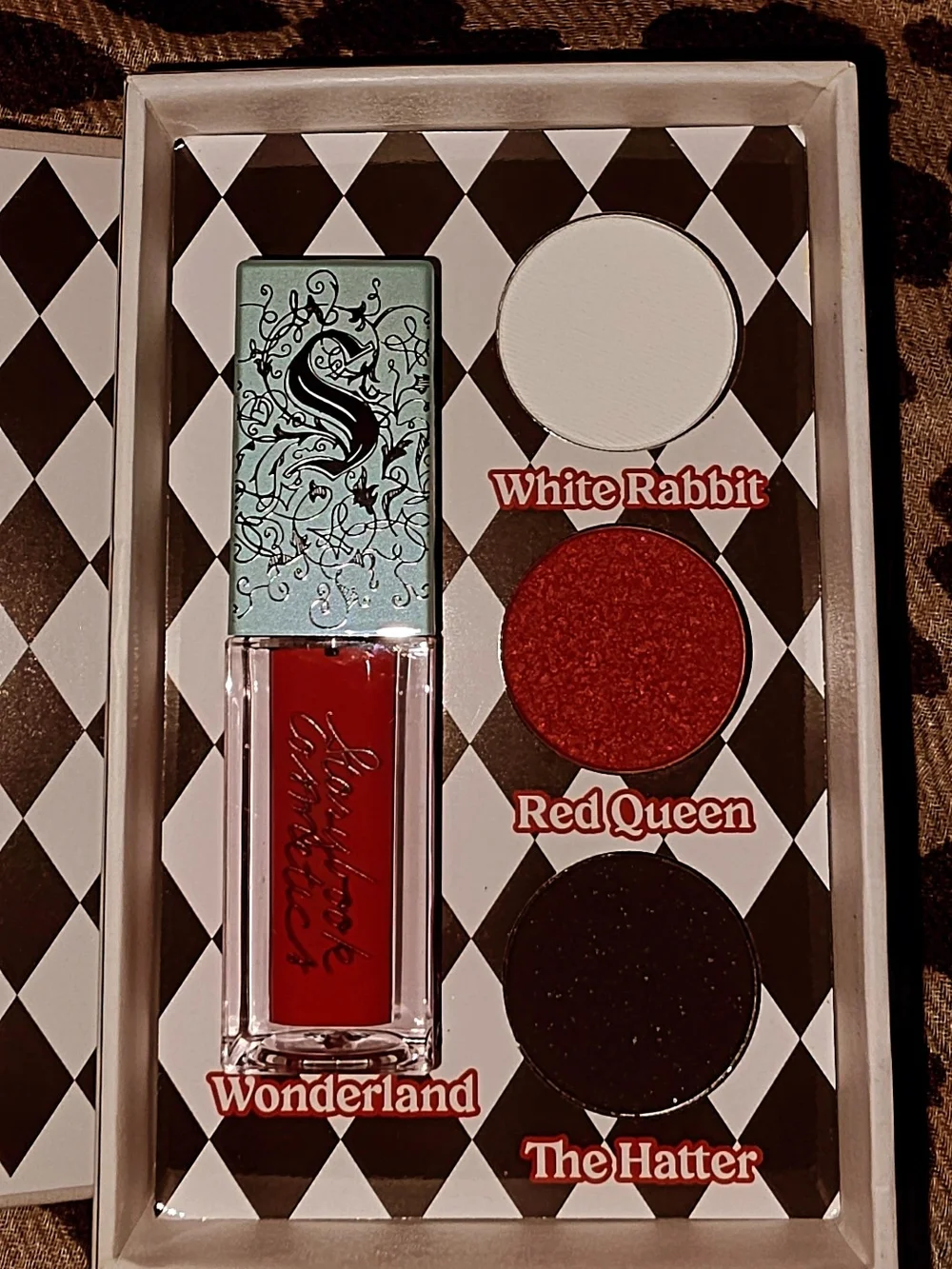 Storybook Cosmetics Palette - White, Black, Red